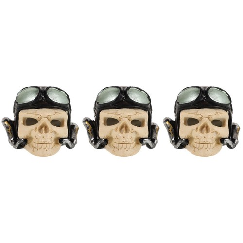 3pcs resin skull - resin, fish