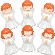 6Pcs Praying Angel Statues