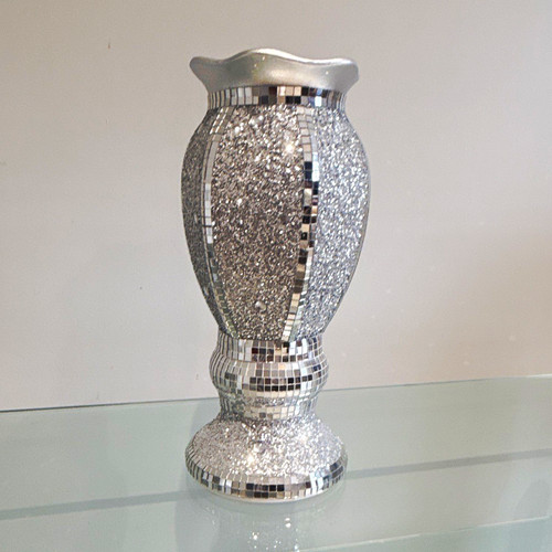 Silver mirrored mosaic - silver,