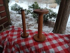 VINTAGE LOT OF 2 LARGE WOODEN