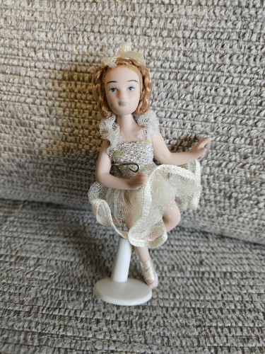 Vintage porcelain ballerina - vintage,