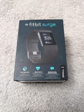 Fitbit Surge Wireless HRM GPS Fitness Activity Tracker Smart Watch Small Black 