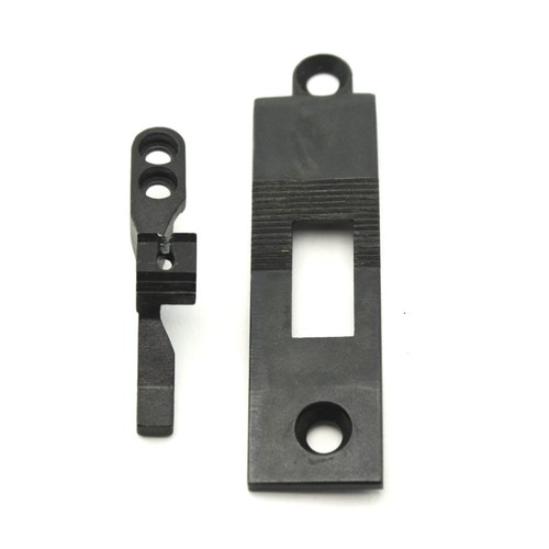 Throat plate feed - &,