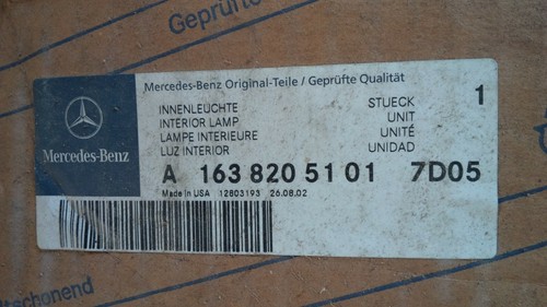 Original mercedes w163 - original,