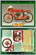 MV Agusta 125 DOHC - 1954 - Racing - Atlas Motorbike Fact File Card