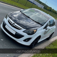 Carbon Eyebrows to fit VAUXHALL CORSA D (Eyelids/Light/kit/VXR/SRI/Angry Eyes)