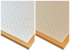 Table Top Protector Ivory Beige Waterproof Heat Resistant PVC/Felt 106 x 200cm
