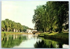 Postcard Appleby River Eden Cumbria England posted 1985