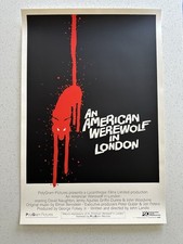 'An American Werewolf In London'  Screen Print Movie Poster by Vice Press
