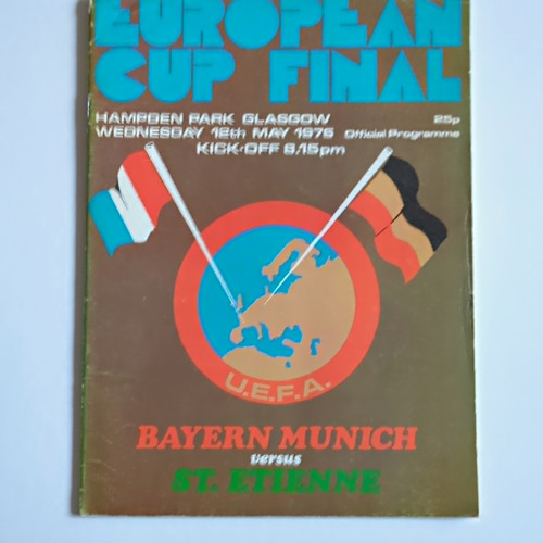 European cup final programme - final,