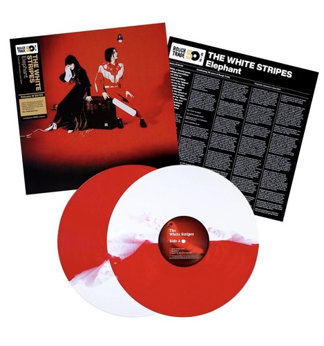 White stripes elephant - white,