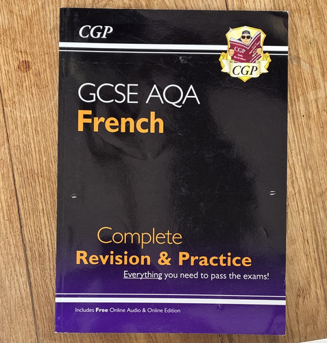Cgp gcse aqa french revision - french,