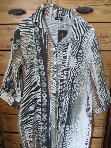 Pomodoro tribal print linen - tribal,