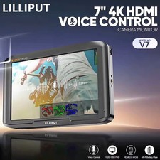 LILLIPUT V7 7inch 4K HDMI Camera Field Video Monitor Touch-Screen Voice Control 