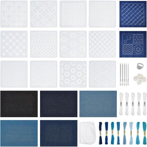 45pcs reusable sashiko - reusable,