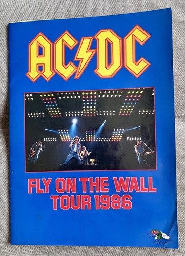1986 tour programme - tour,