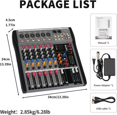 New dx6 professional mixer - new,