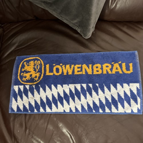 Lowenbrau bar towel vintage - bar,