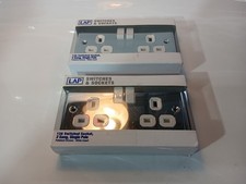 LAP Chrome Two Gang Socket