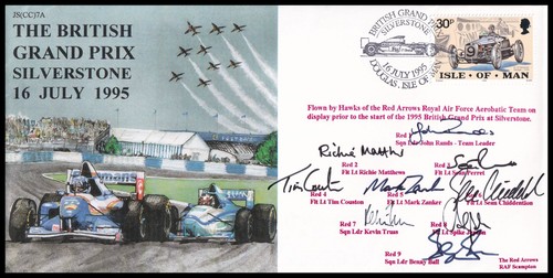 1995 red arrows team signed - 1995,