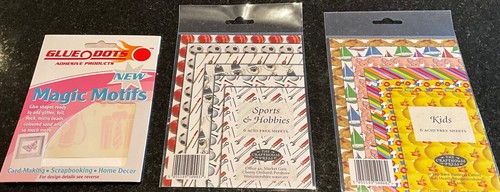 Card making sports paper pack/