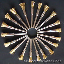20 BRASS WIRE 5MM BRUSHES