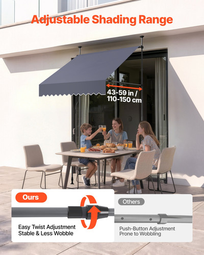 Manual retractable patio - manual,