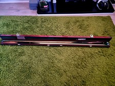 2x Craftsman Cues - 3/4 Hand-Spliced Cues + Aluminium Case