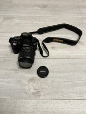 Nikon D3100 DSLR Camera with Nikon 18-55mm Lens, Battery, Charger, and Strap