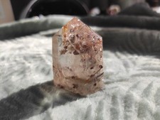 Clear Quartz Tower with Hematite, Tourmaline & Mineral Inclusions |