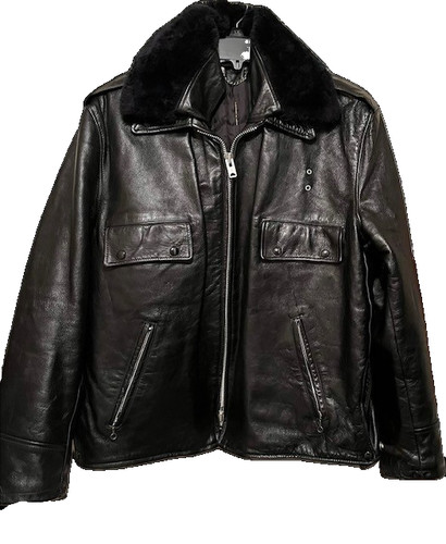 Leather jacket vtg - leather, vtg.