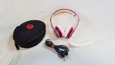 READ DESCRIPTION! Beats By Dre Solo HD 3.5mm Folding Stereo Headphones & Case