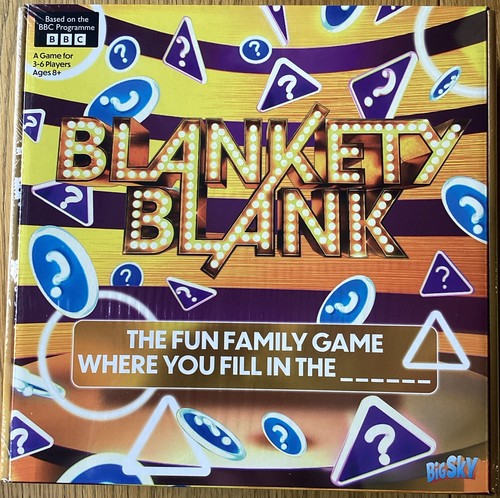 Blankety blank itv show board - blank,