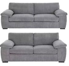 NEW ORIGINAL AMALFI FULL BACK JUMBO CORD SOFA 3+2 5 COLOURS