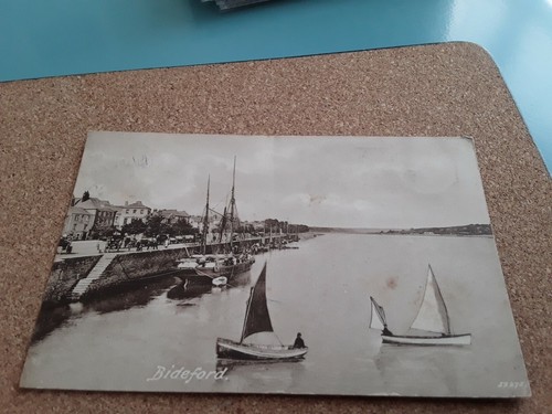 Postcard bideford devon - postcard, bideford,