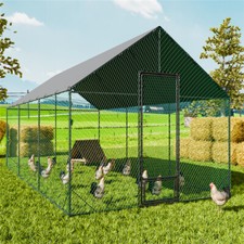 Xxl metal chicken run - xxl,