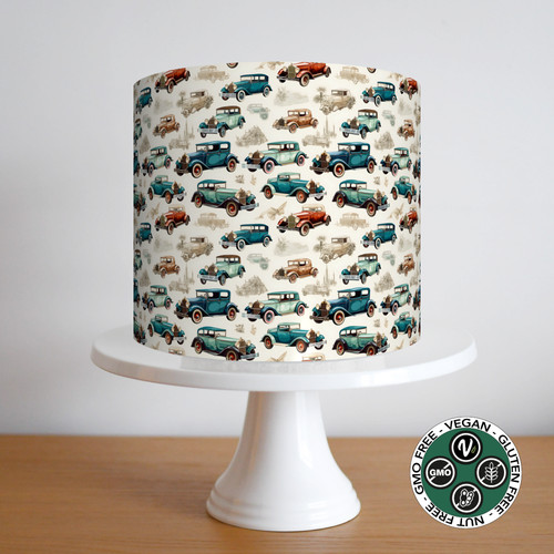 Car oldtimer cake topper - car,