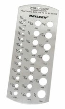 Imperial Hss Drill Bit Bolt Size Diameter Checker Measuring Tool Gauge Guide