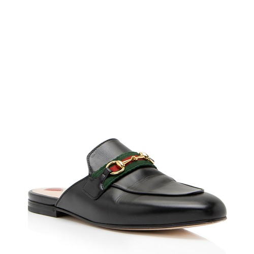 Gucci leather princetown - gucci,