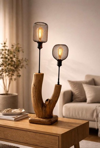Handcrafted driftwood dual - handcrafted,