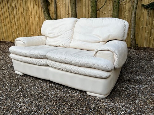 Modern stylish cream leather - , 2