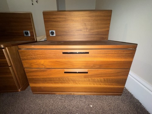 Bed side hulsta cabinets - side,