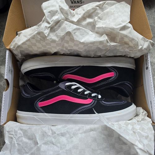 Vans skate rowley black pink - rowley,