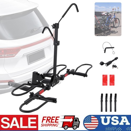 Black bike rack hitch - hitch, mount