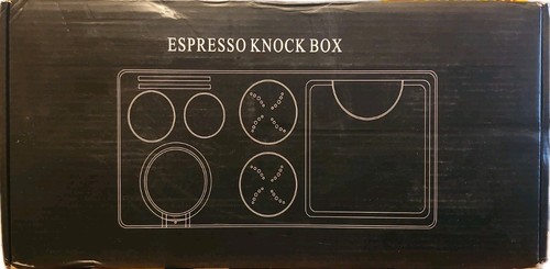 New espresso knock box - box, with