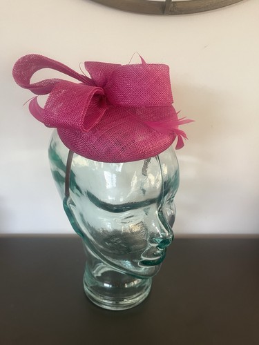 Fuchsia pink pillbox