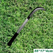 55cm Brush Clearing Sickle with 6-Inch Carbon Steel Blade Gardening Hand Sickle
