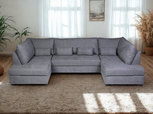 Lux corner shape sofa - u, double