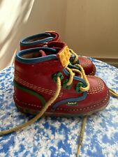 Red Leather Lego Kickers Size 24