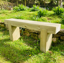 Wooden garden sleeper - garden,